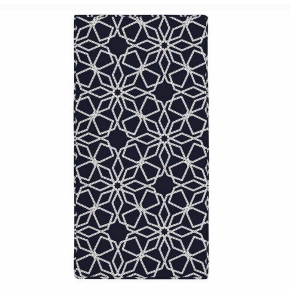 Novaform Black and White Geometric Twin Mattress Pad Topper Lounger